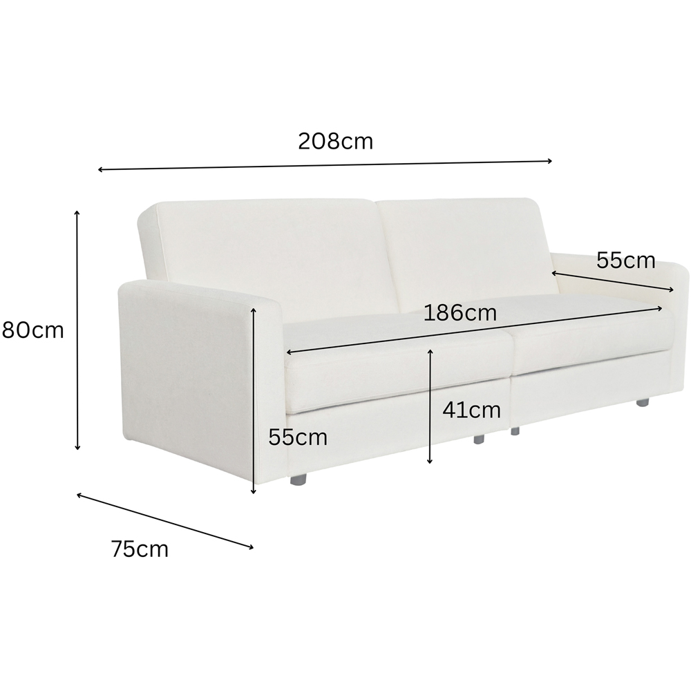 Aspire Vault 2 Seater Charcoal Sofa Bed with Dual Storage Image 8