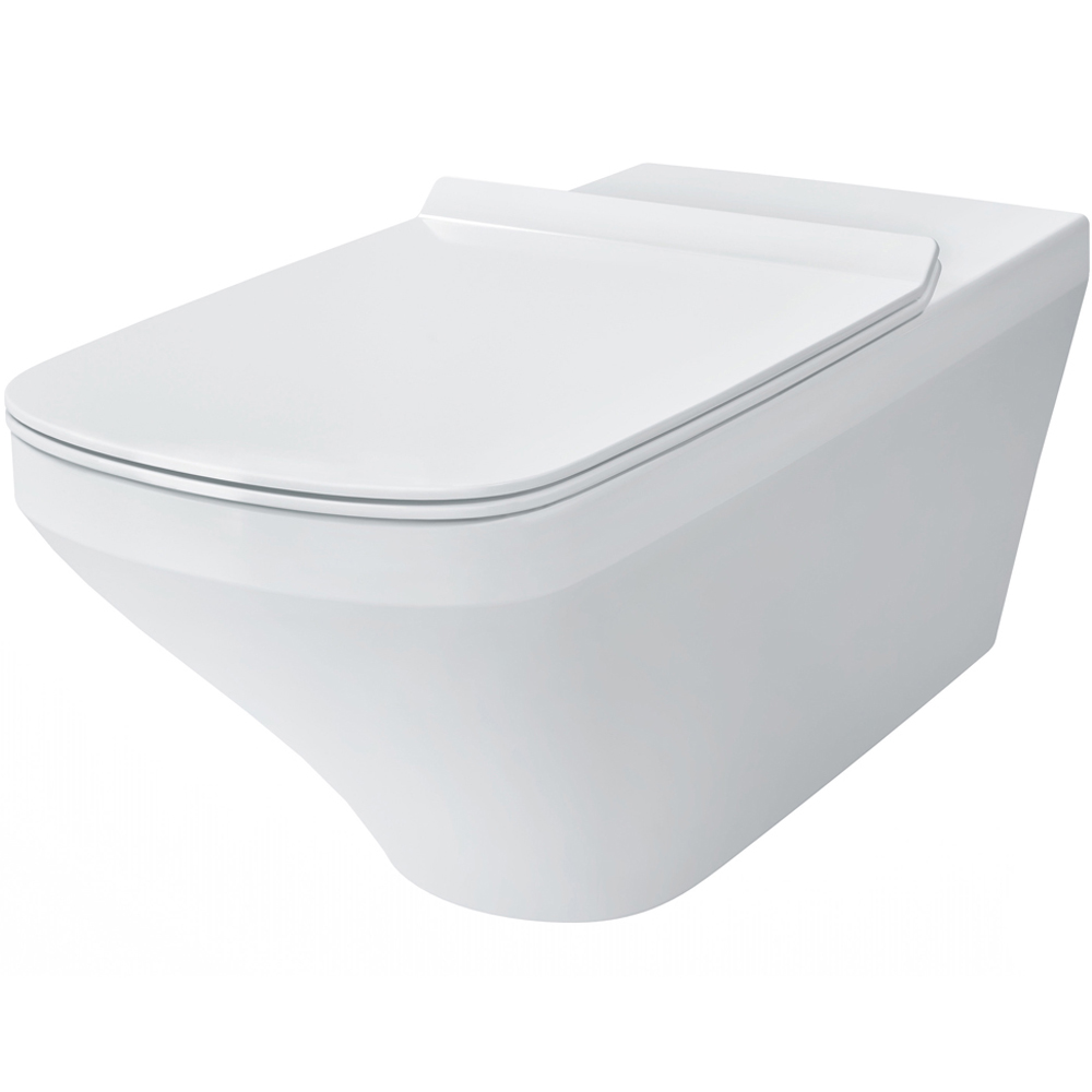 Duravit DuraStyle White Soft Close Toilet Seat and Cover 374 x 489mm Image 4