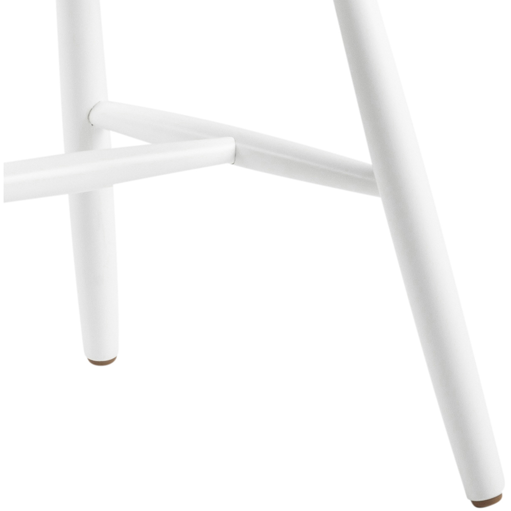 Florence Riano Set of 2 White Dining Chairs Image 7