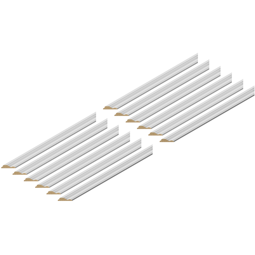 Cheshire Mouldings Ready to Paint Wall Panel Kit 1 420 x 420mm 3 Pack Image 2