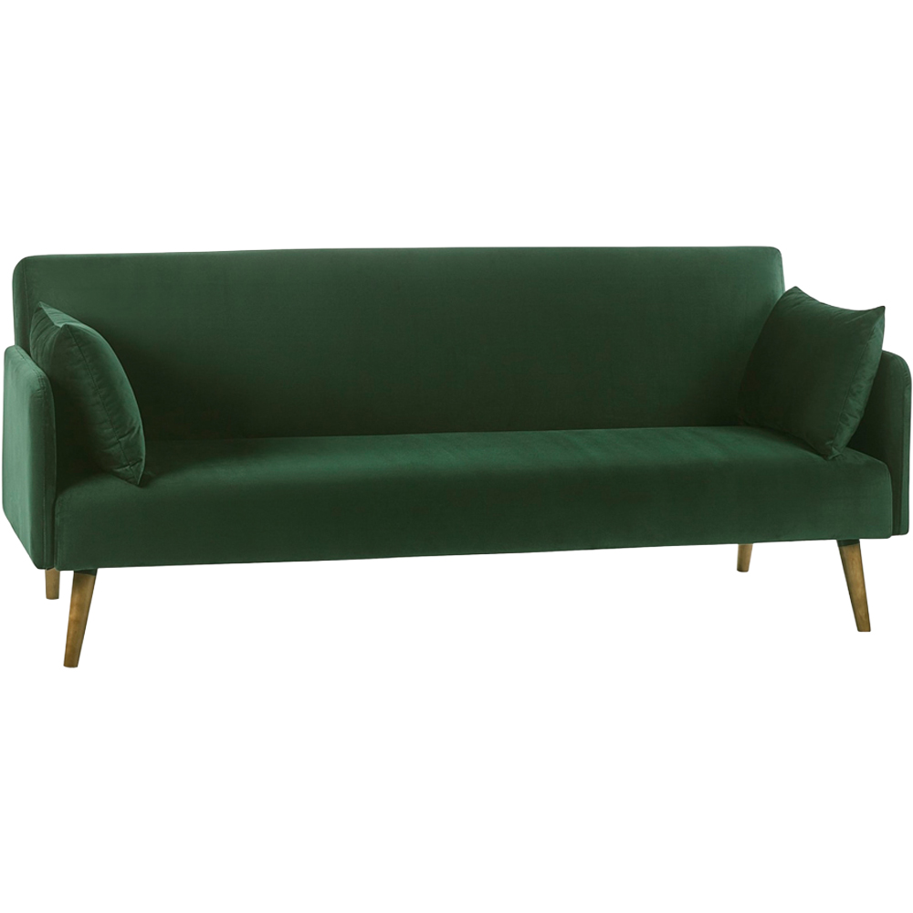 Julian Bowen Andi 3 Seater Green Sofa Bed Image 2