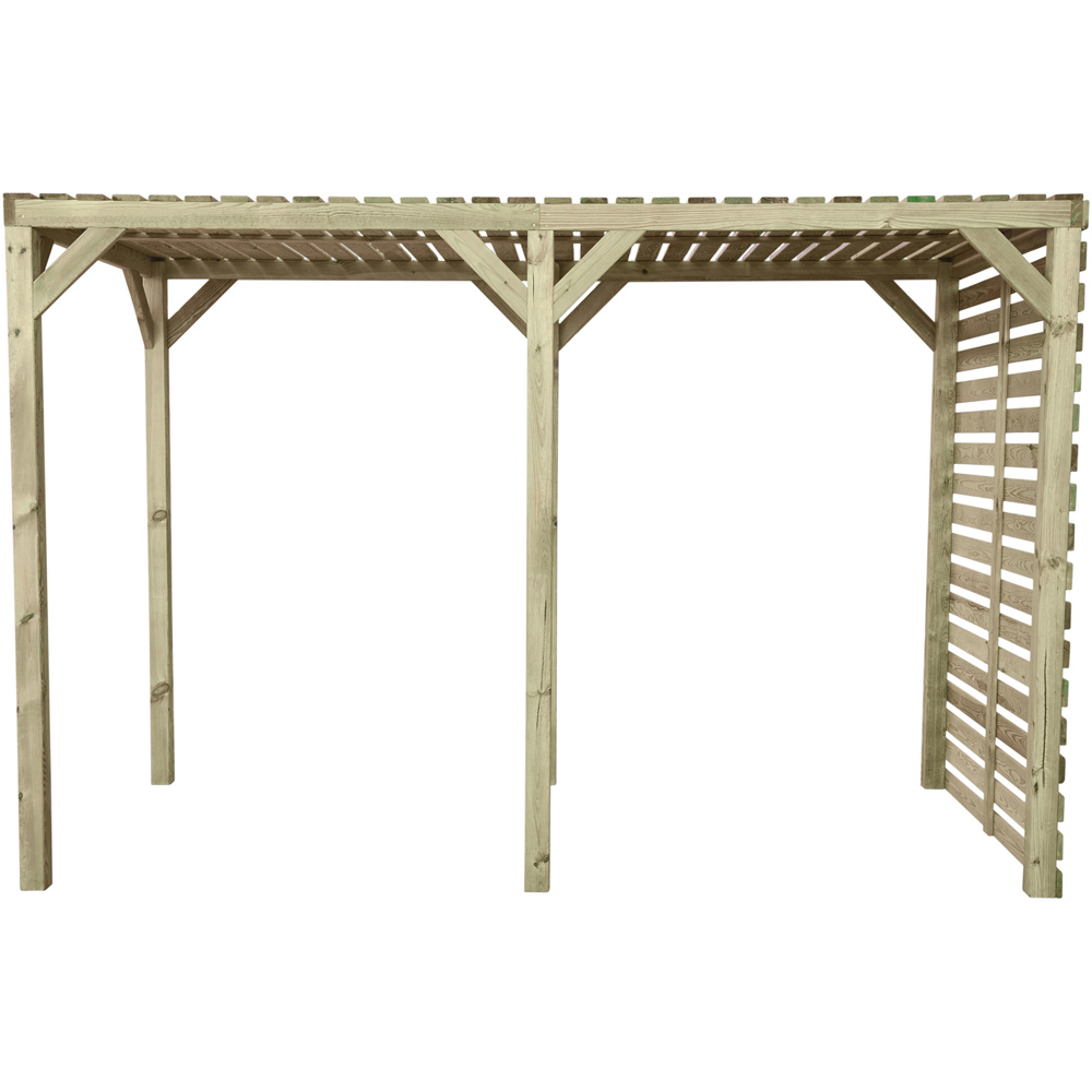 Shire Contemporary Urban 2.4 x 3.7m Pressure Treated Pergola Image 5
