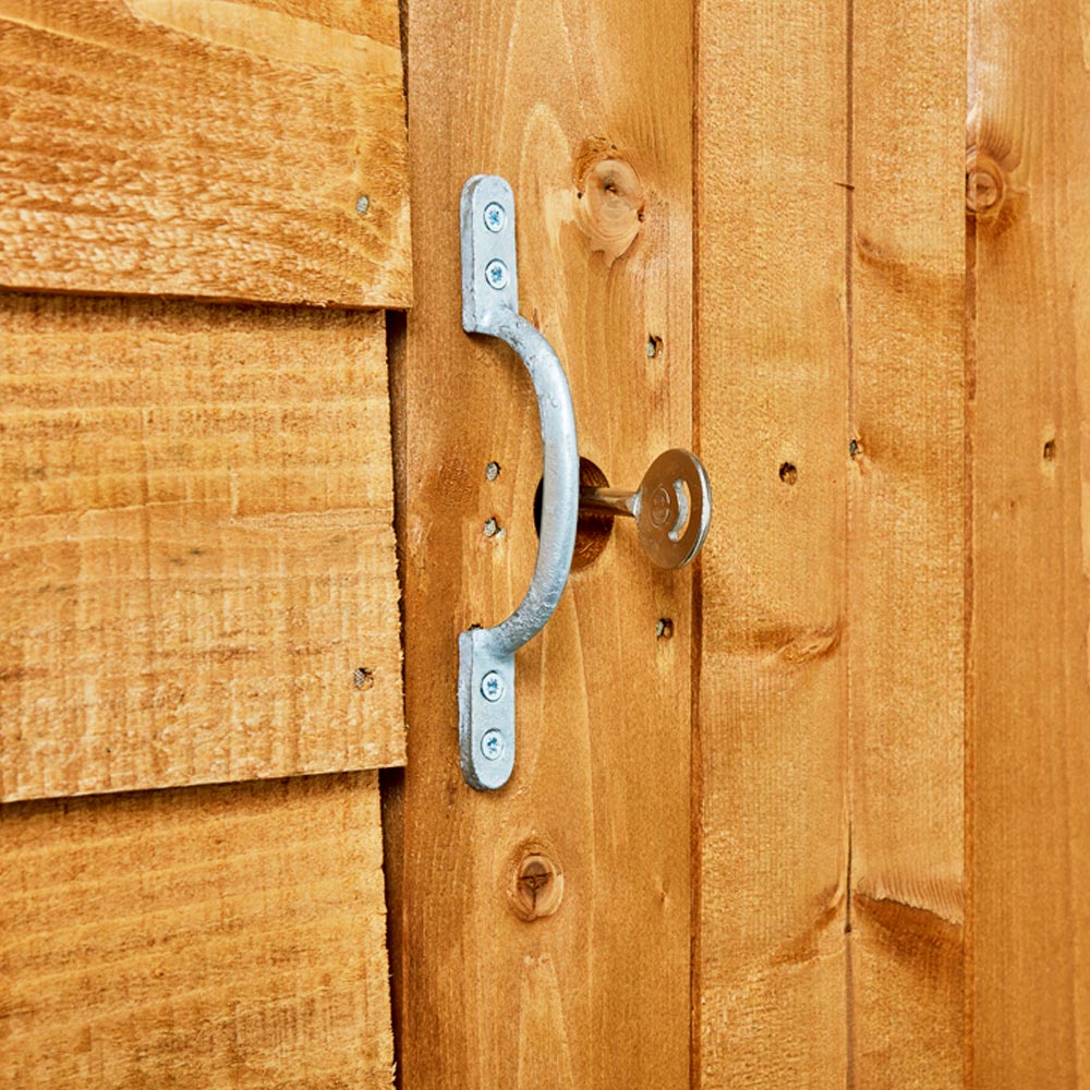 Power 8 x 8ft Overlap Pent Garden Shed Image 5