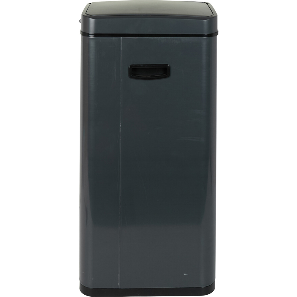 Living Solutions Sensor Bin Dark Grey Image 2