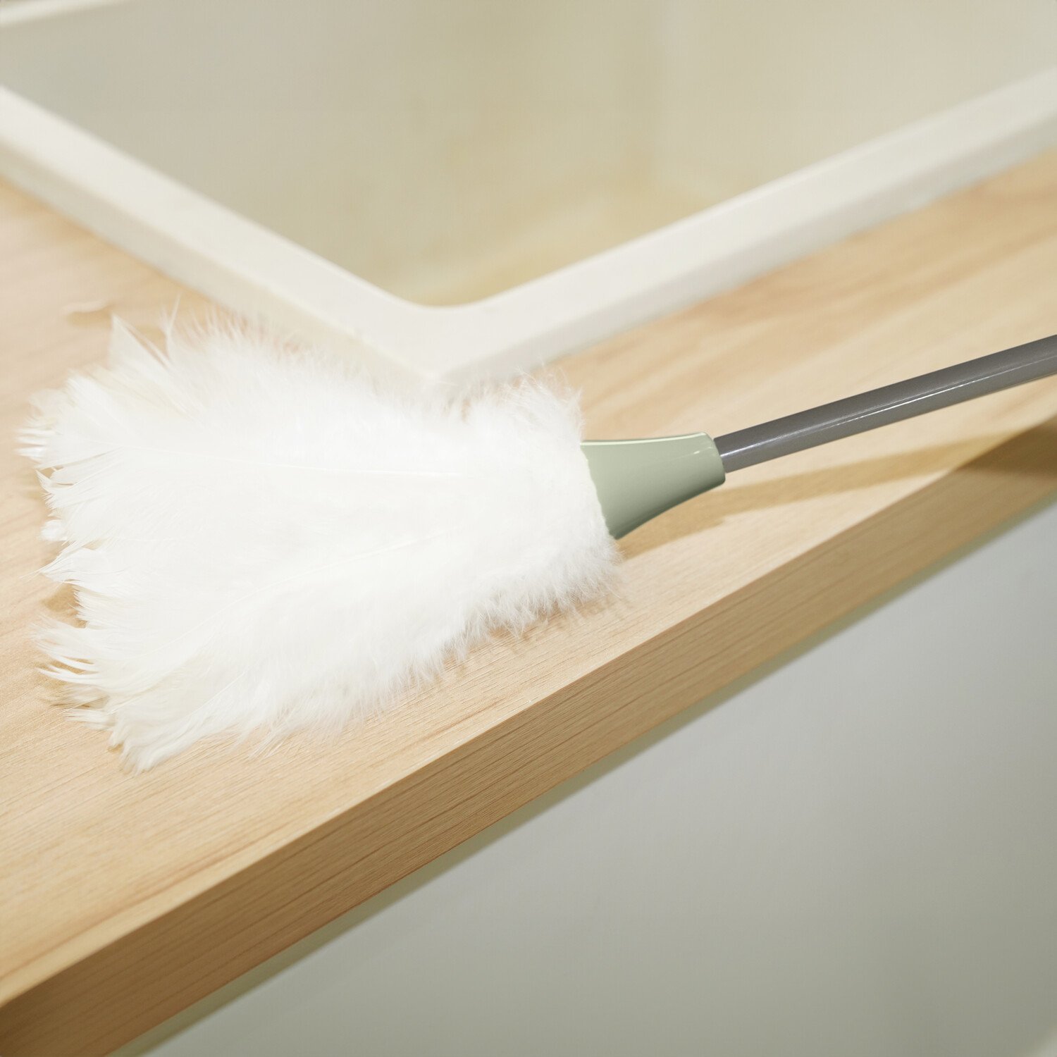 My Home Feather Duster White Image 5