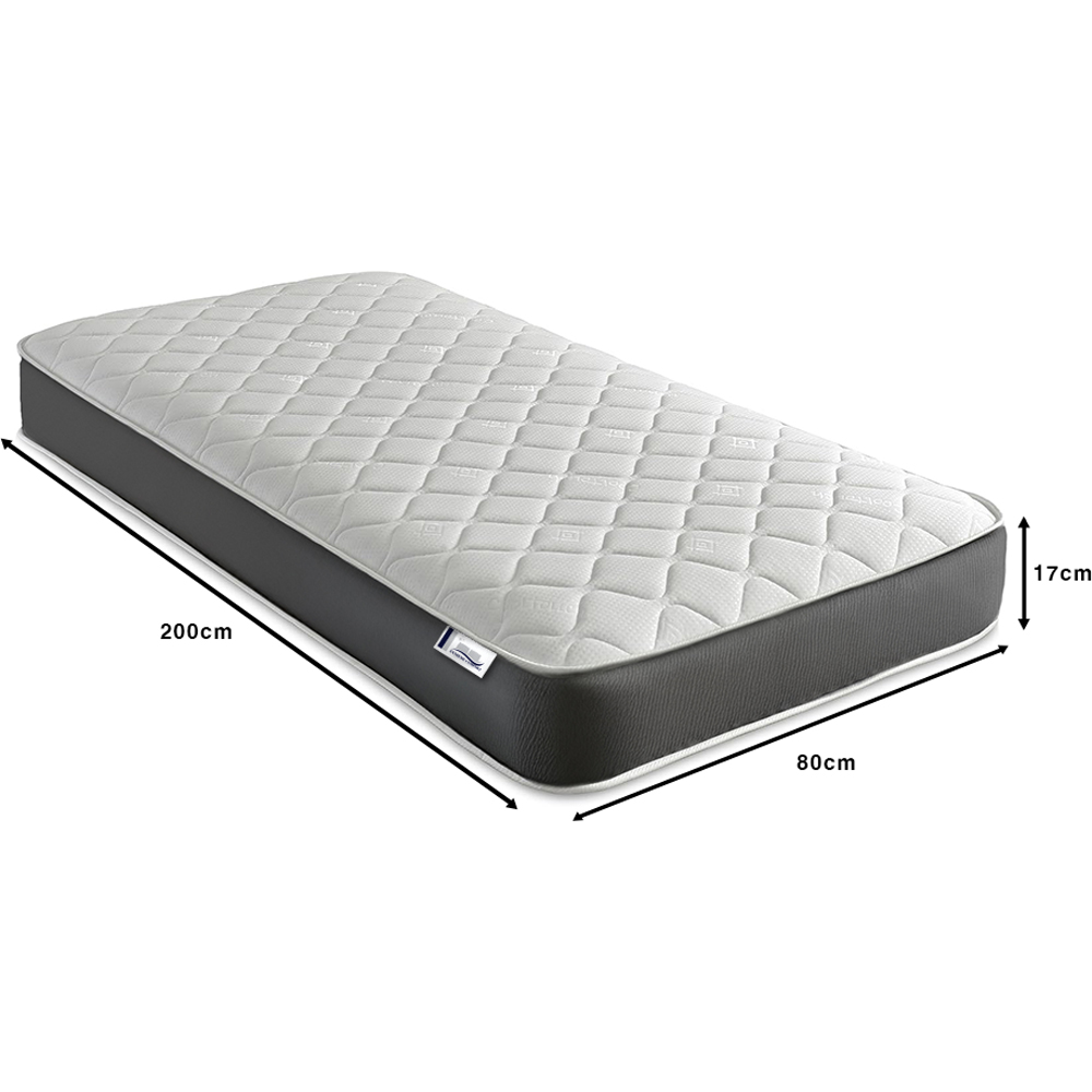 Extreme Comfort European Small Single Grey Foam Free Pinna Coil Inner Spring Mattress Image 5