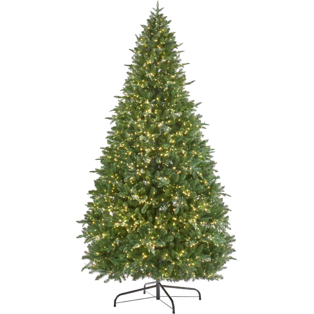 BOSK Eaton Pre-Lit 4300 Warm White LED Fir Christmas Tree 10ft | Homebase