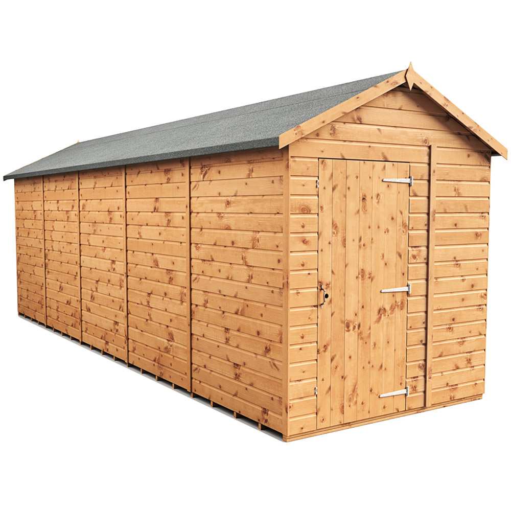 Empire Sheds 6 x 20ft Tongue and Groove Wooden Apex Garden Shed Image 1