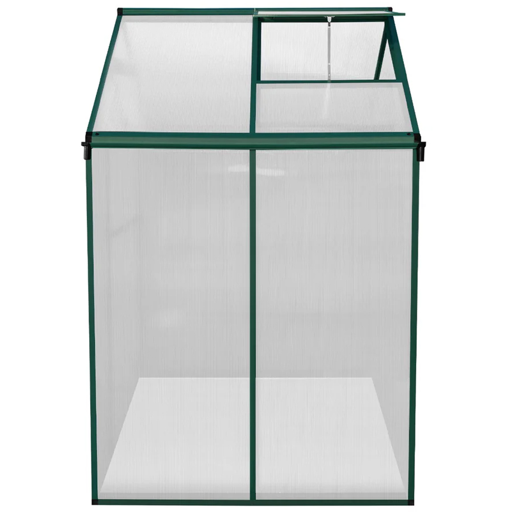 MonsterShop Green Polycarbonate 6.1 x 4ft Greenhouse Image 4