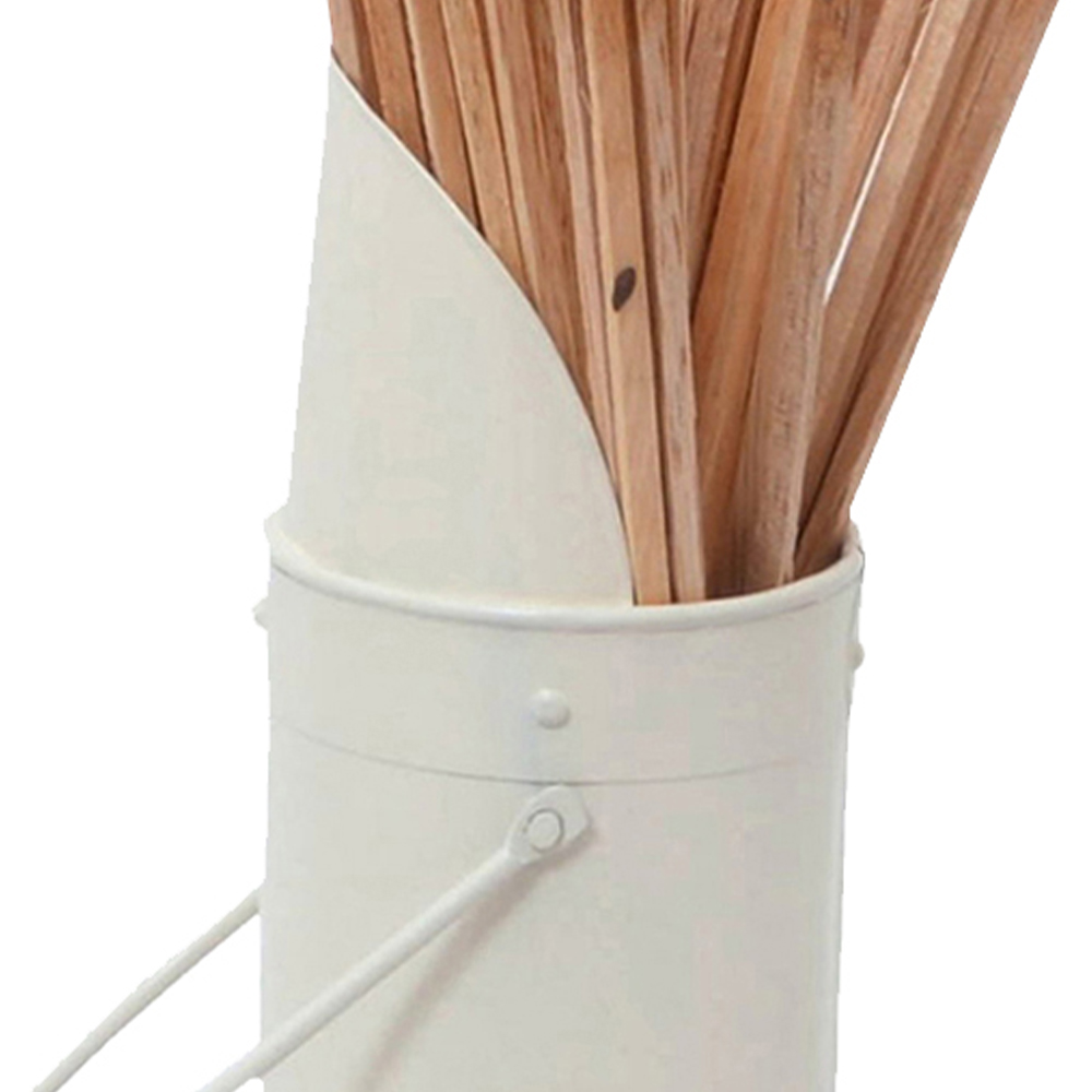 Inglenook Fireside Cream Metal Match Holder with Long Matches Image 2