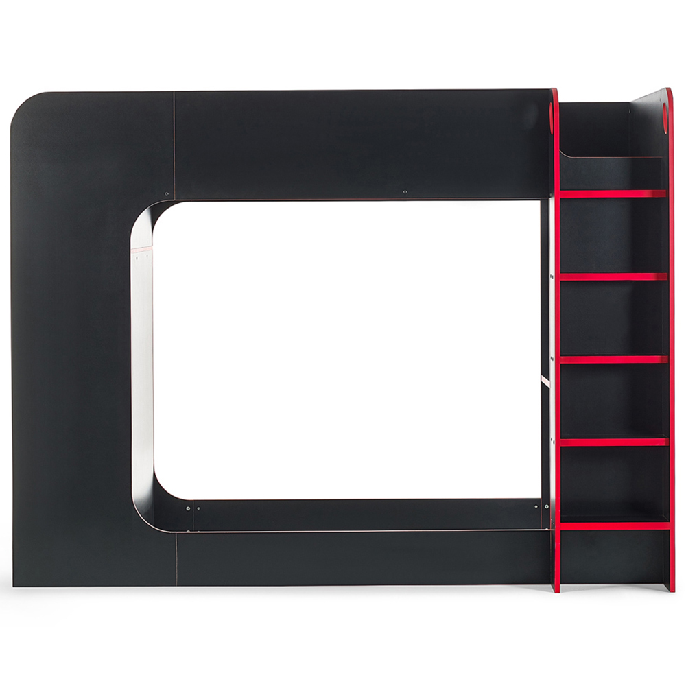 Julian Bowen Impact Black and Red Gaming Bunk Bed Image 3