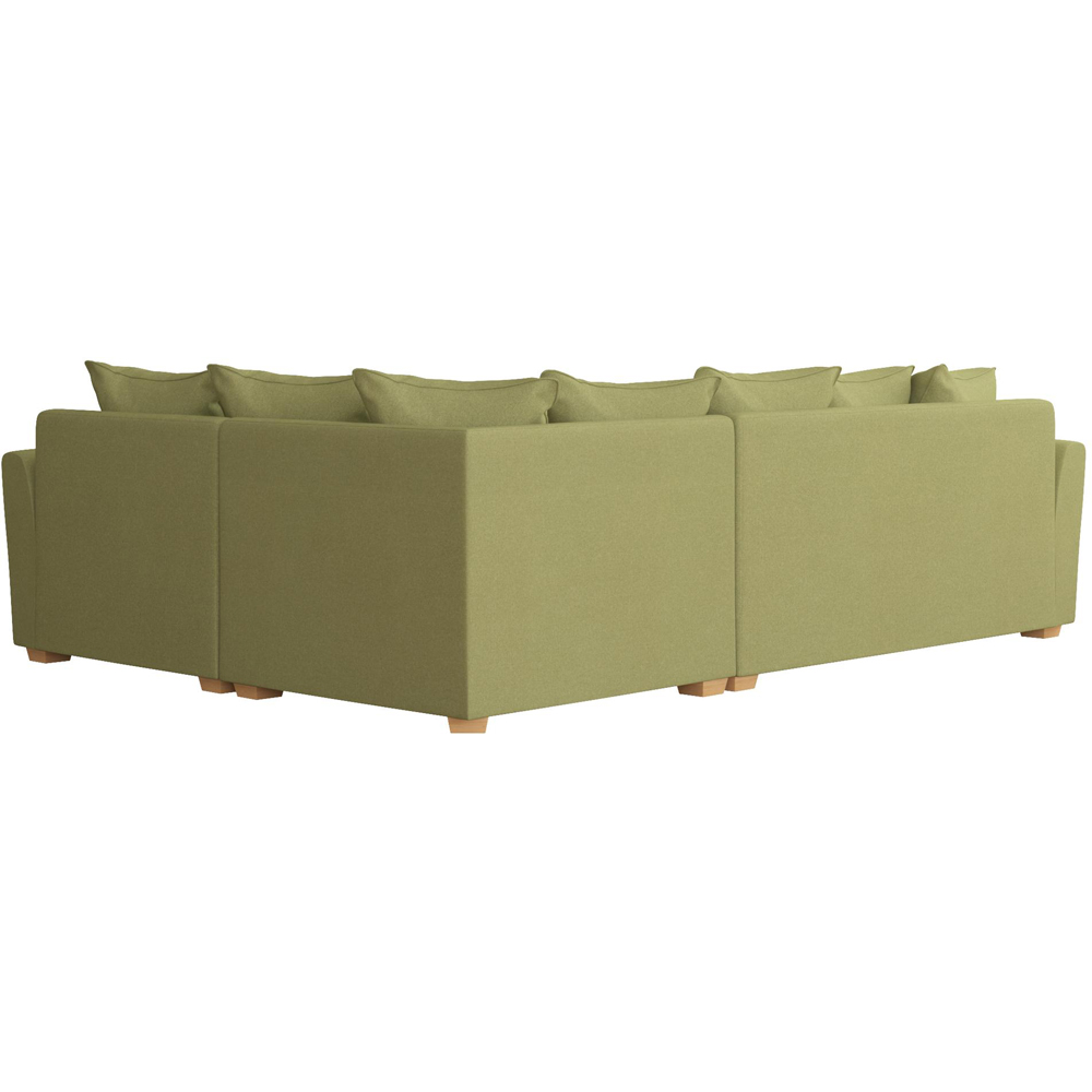 Wendleberry 3 Seater Venice Olive Scatter Back Right Hand Corner Sofa Image 4
