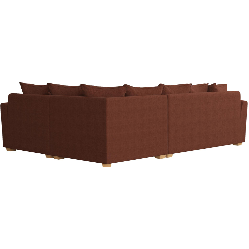 Wendleberry 3 Seater Venice Brick Scatter Back Right Hand Corner Sofa Image 4