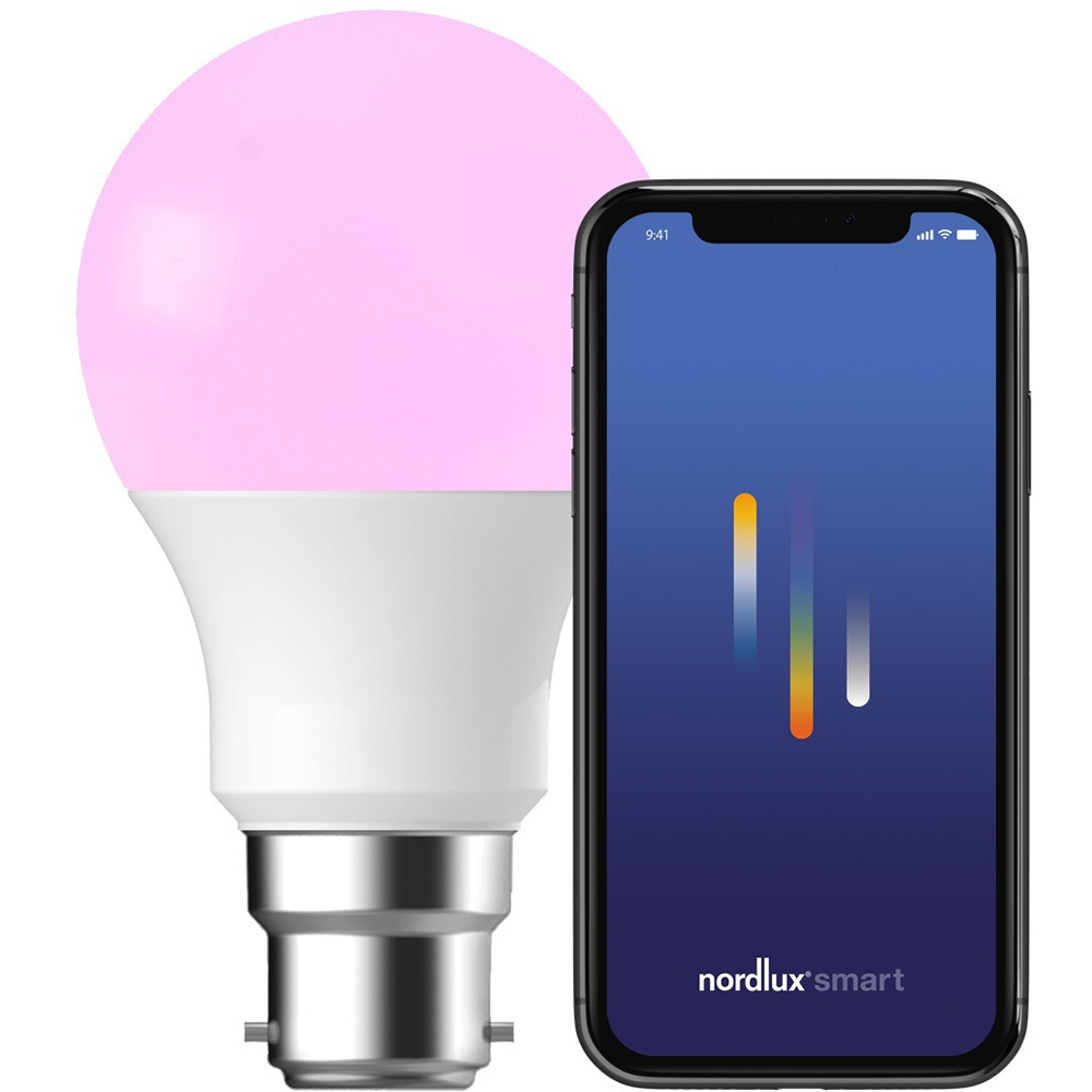 Nordlux Smart A60 B22 806 Lumen White Light Bulb Image 2