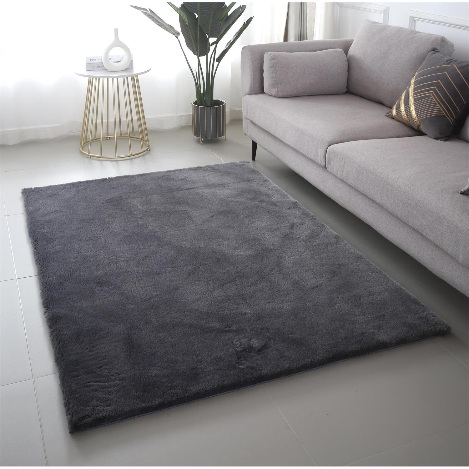 Teddy Bear Rug - Soft Pink / 120cm Image 2