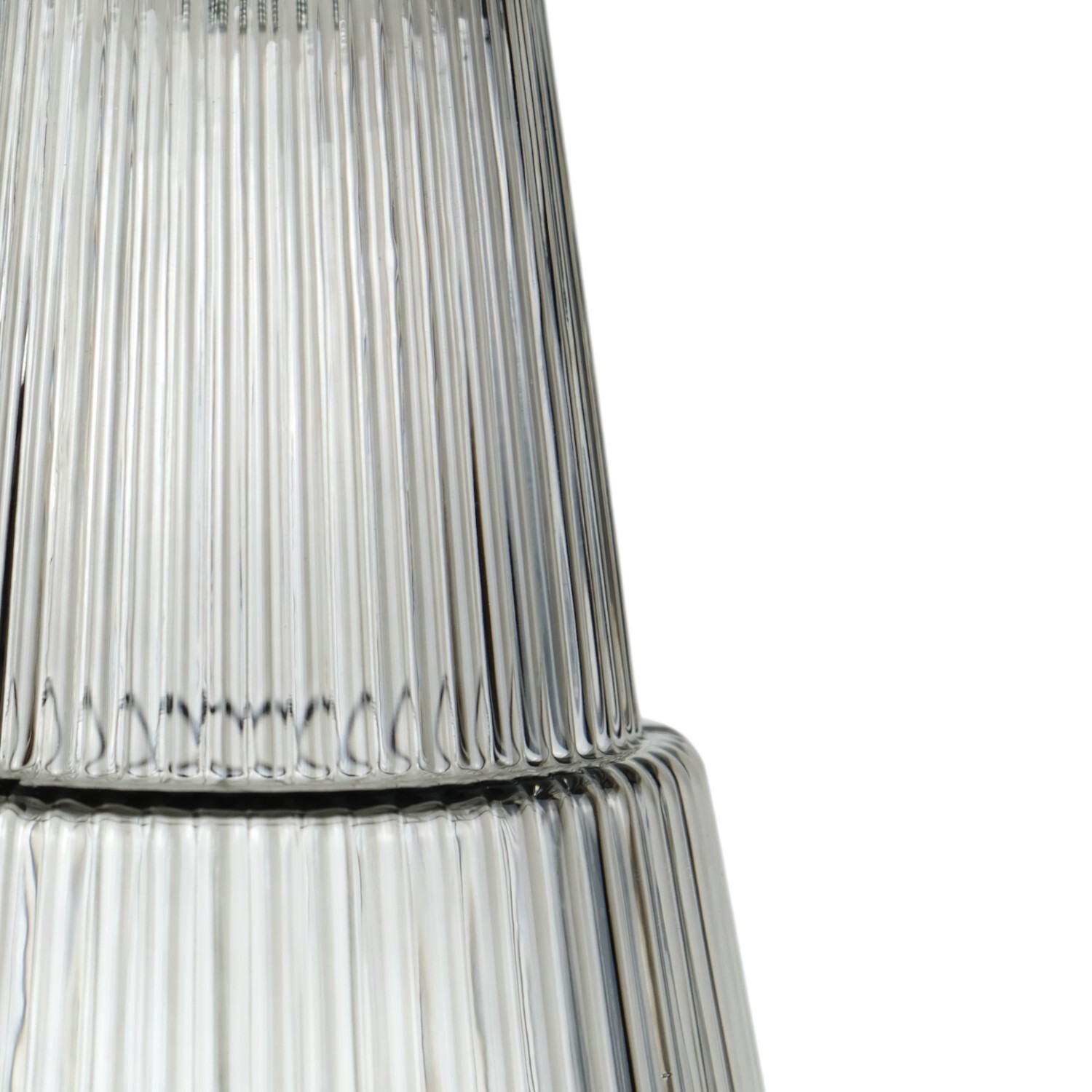 Dallary Glass Table Lamp Grey Image 4
