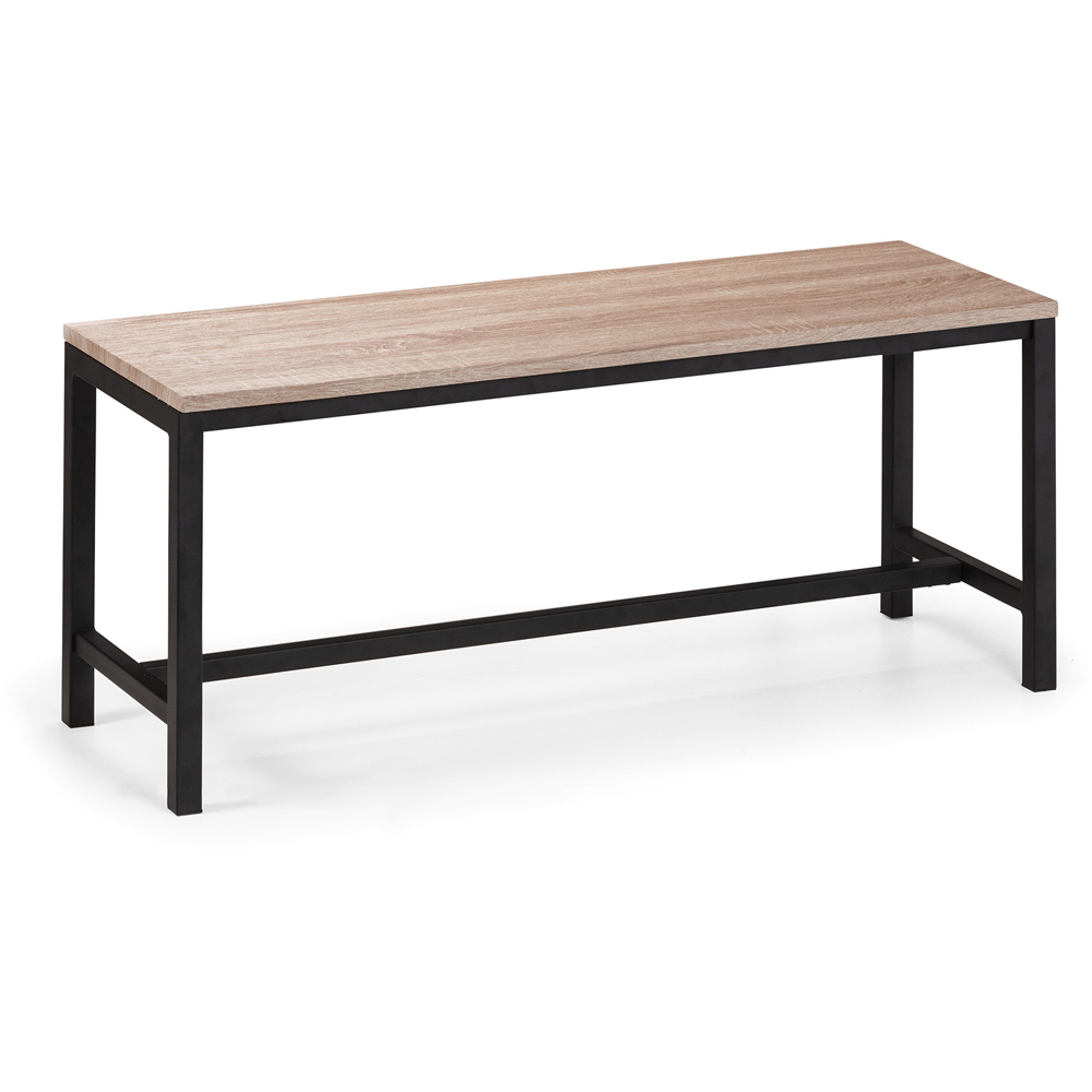 Julian Bowen Tribeca 2 Seater Sonoma Oak Dining Bench Image 2