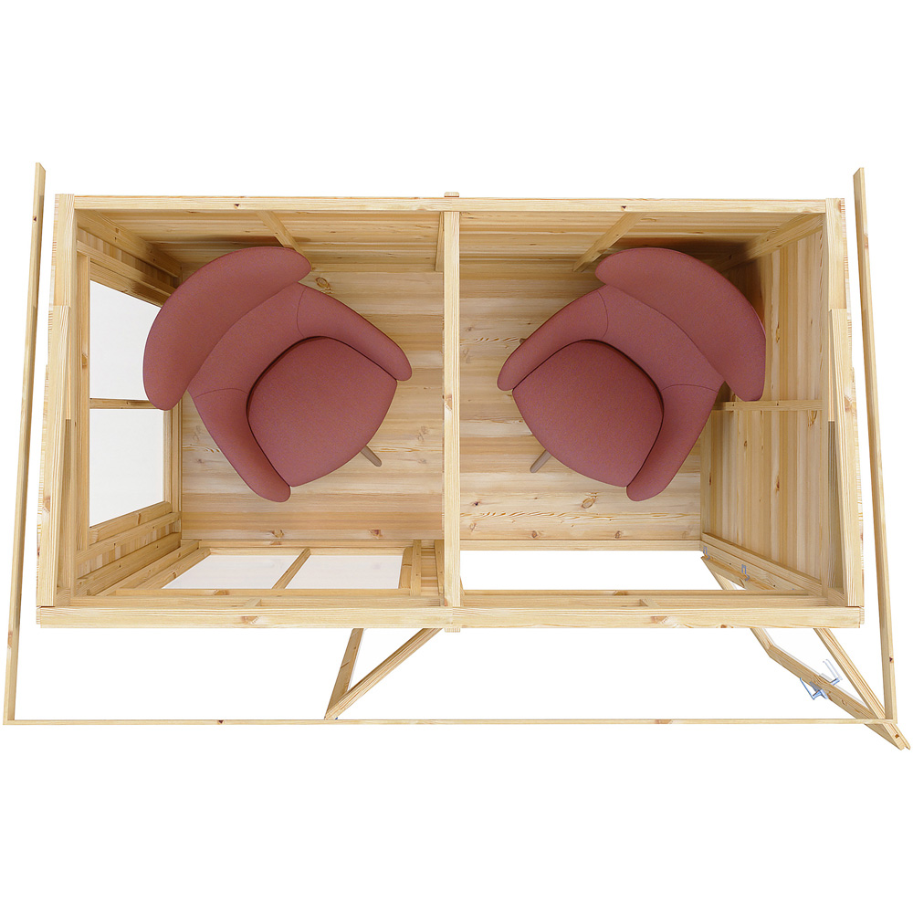 Shire Lela 8 x 4ft Double Door Summerhouse Image 4