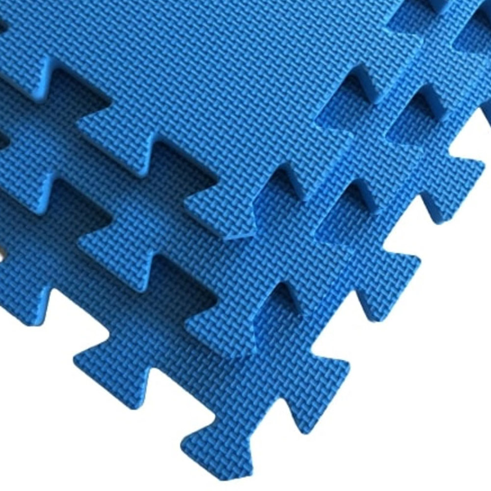 Swift Foundation Warm Floor Blue Interlocking Floor Tile for Playhouse 8 x 8ft Image 3