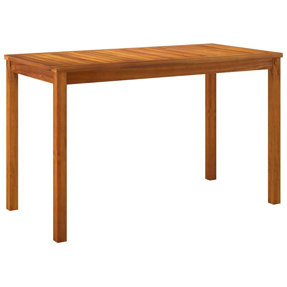 Walplus 2 Seater Solid Wood Acacia Garden Table Image 2