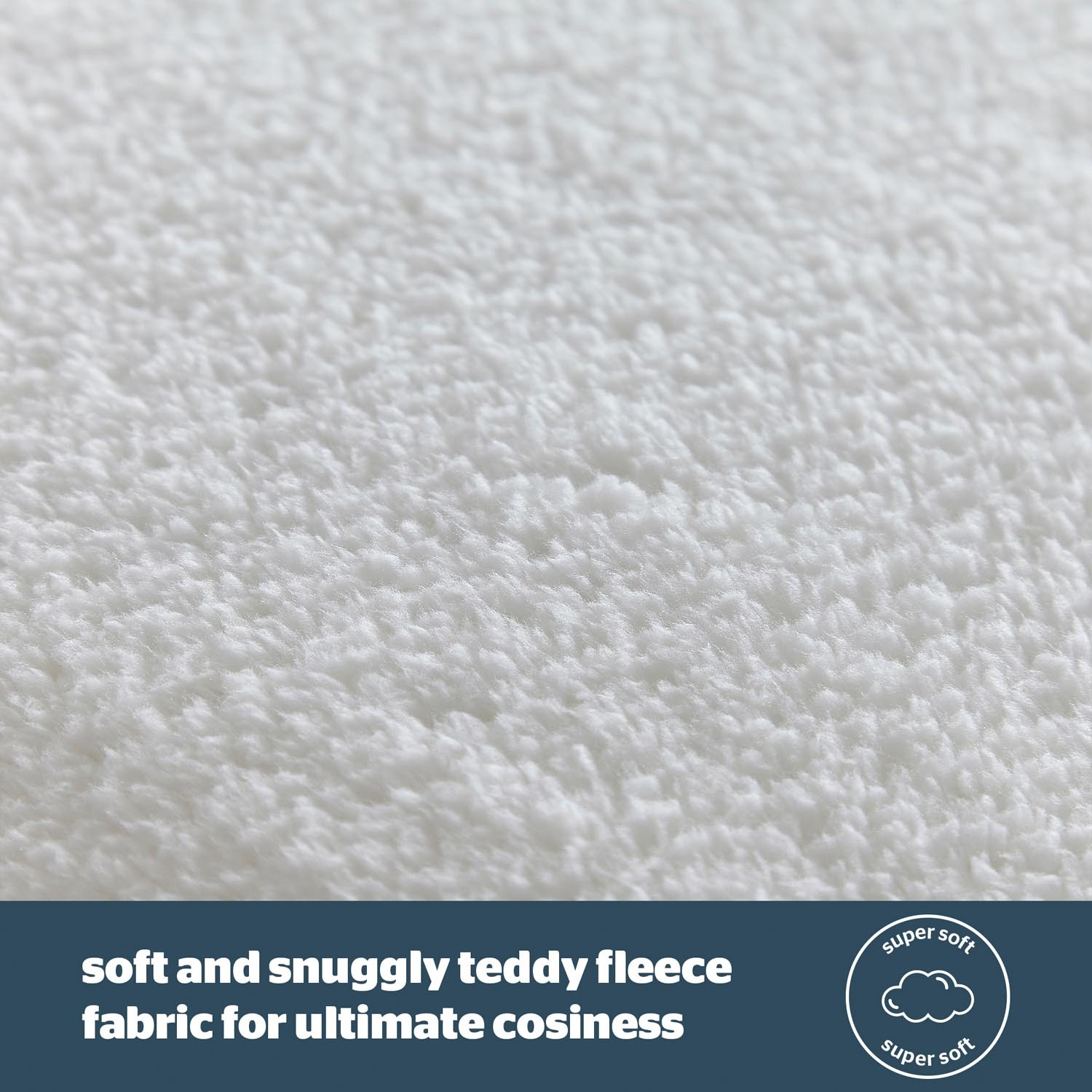 Silentnight Supersoft Thermal Mattress Cover - White / Single Image 4