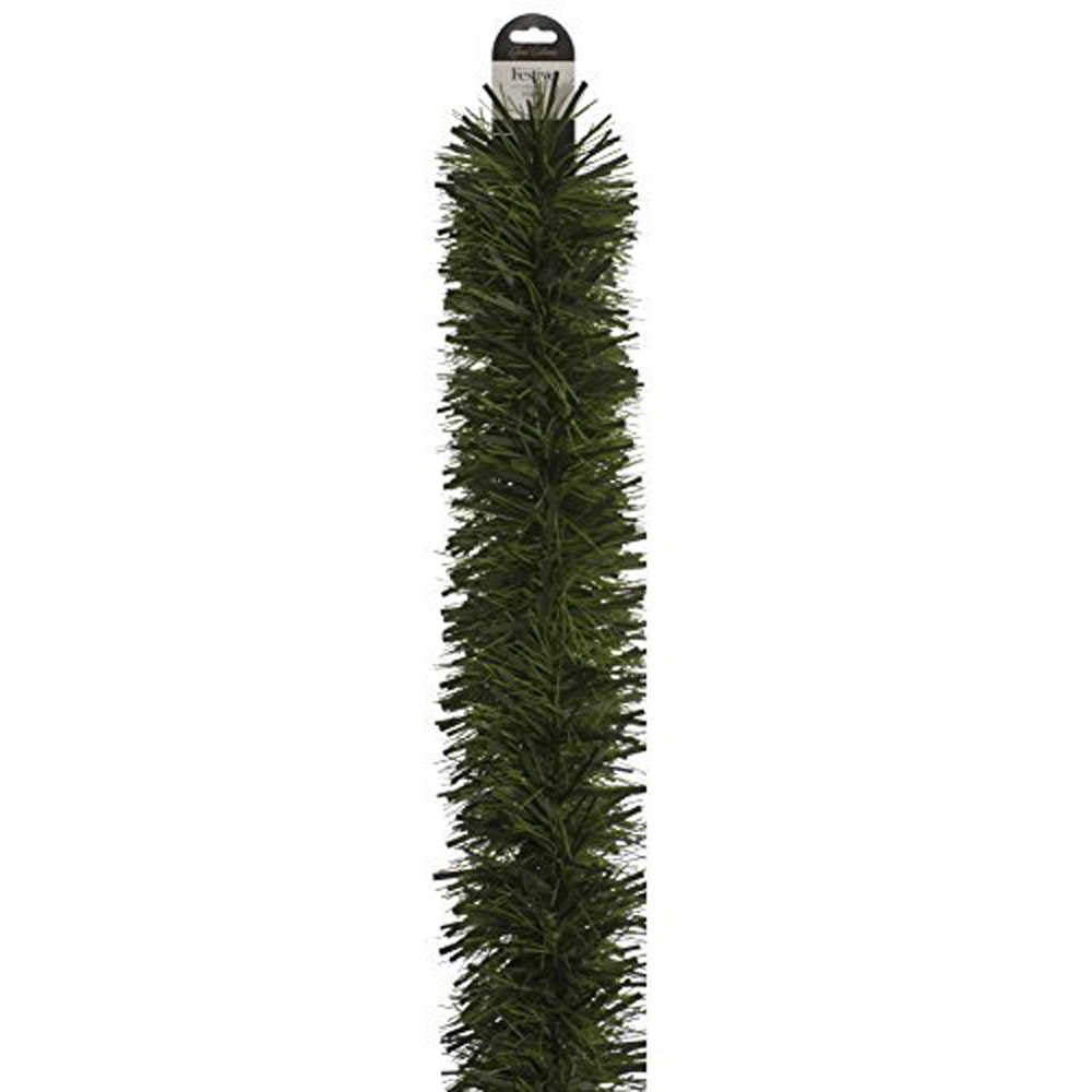 Samuel Alexander Green Chunky Cut Tinsel Garland 10m Image 9