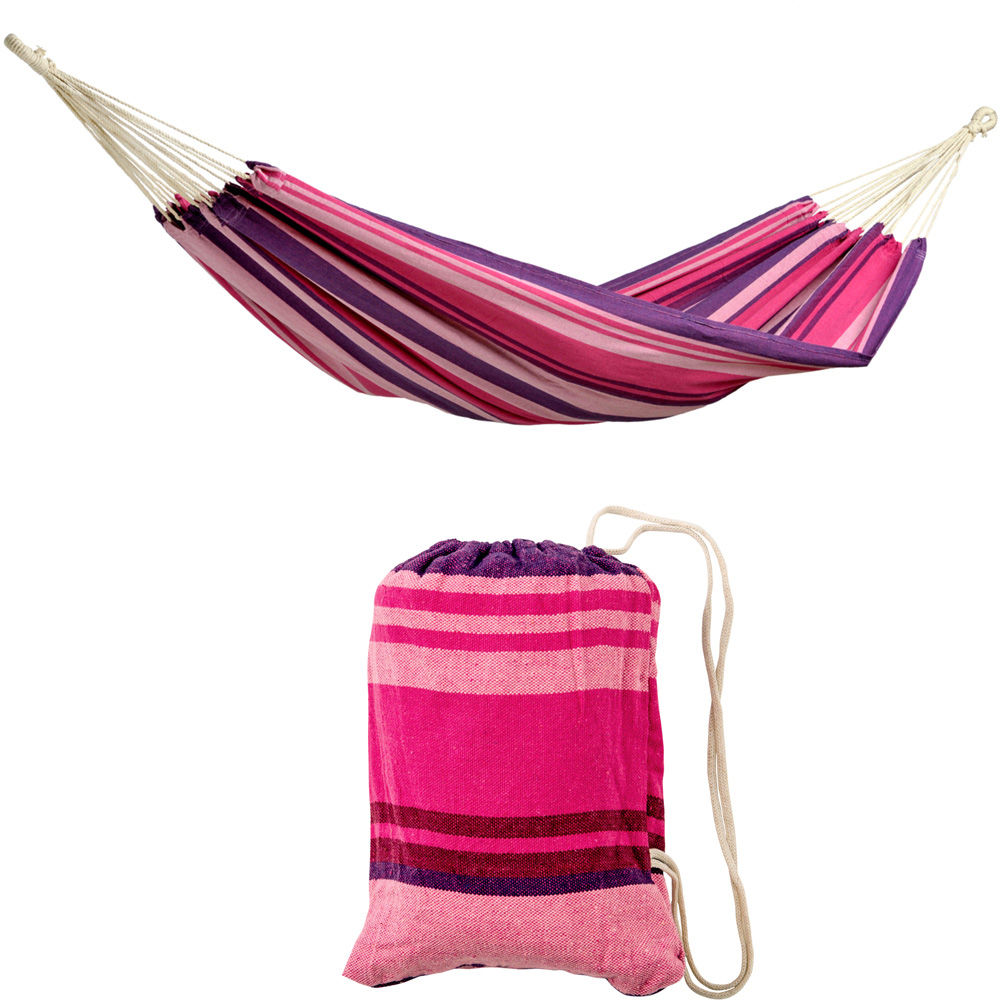 Amazonas Tahiti Candy Single Premium Traditional Cotton Garden Hammock Only Image 2