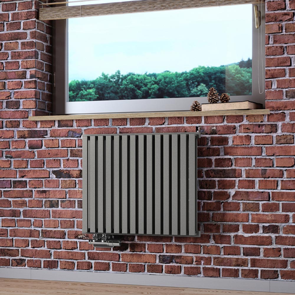 Terma Nemo 2135 BTU Metallic Stone Radiator 530 x 645mm Image 6