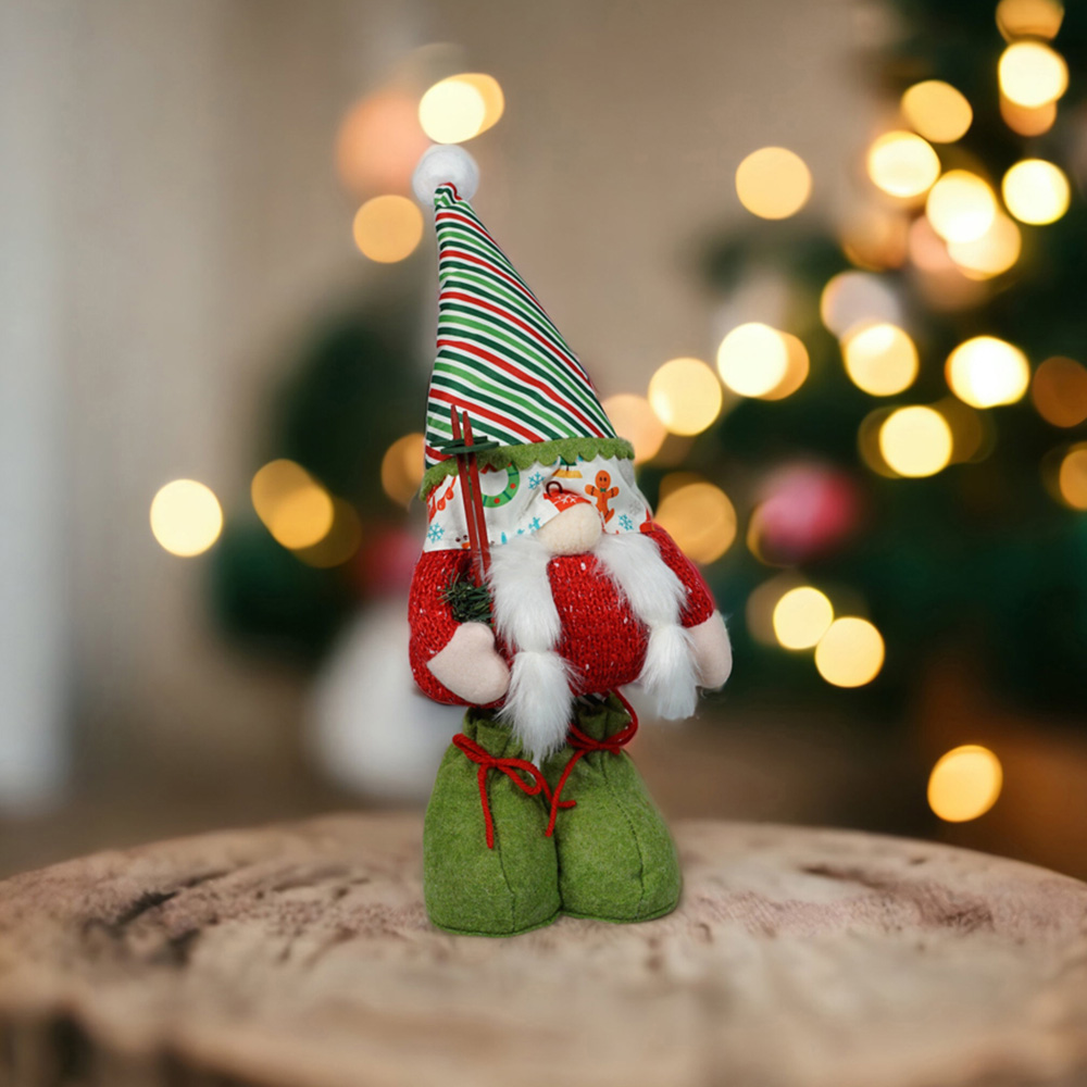 Xmas Haus Freya Festive Gonk with Extendable Legs Image 4