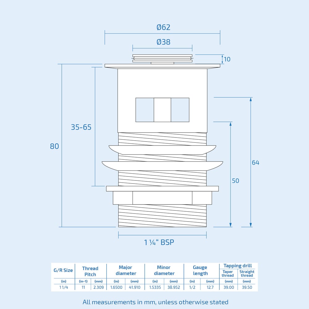 Nes Home Wilpa Waterfall Chrome Bathroom Basin Mixer Tap with Waste Image 4