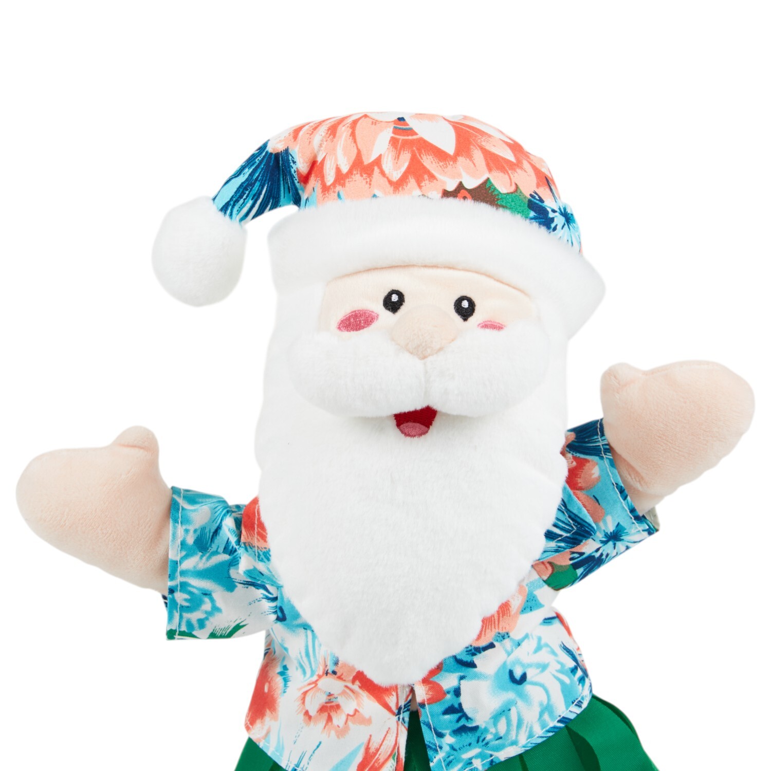 Holiday Dancing Santa Plush Blue Image 2