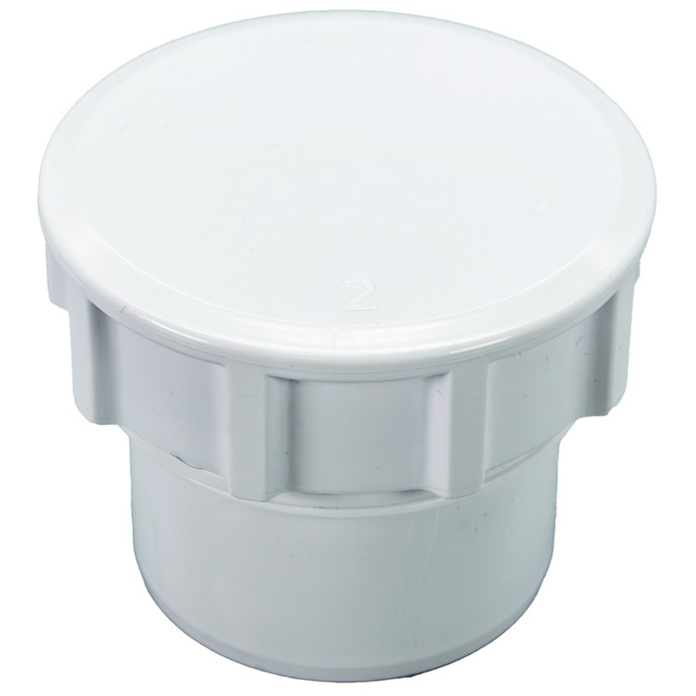 FloPlast Solvent Weld Waste Access Plug White 40mm Image 2