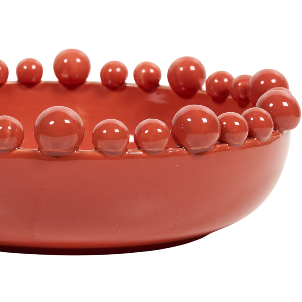 Ball Edged Bowl Orange Image 2