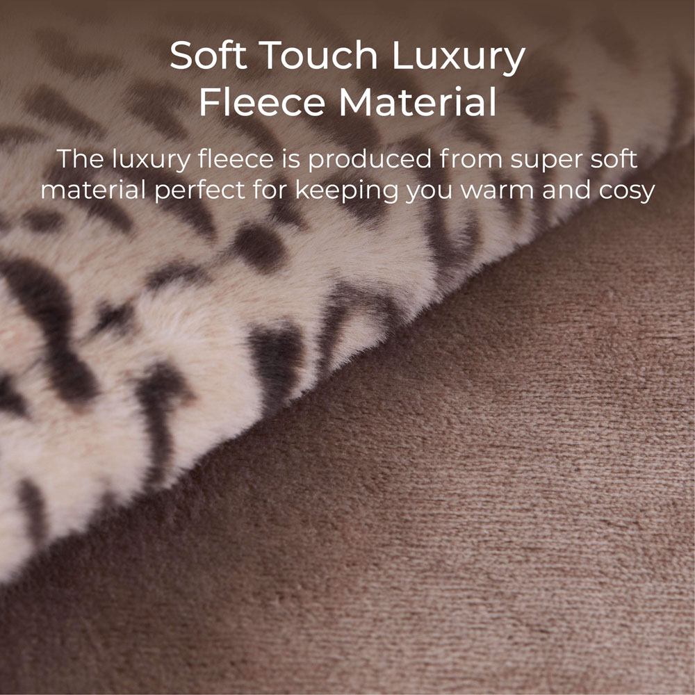 Carmen Multicolour Fleece Electric Heated Throw Over Blanket 160 x 130cm Image 4