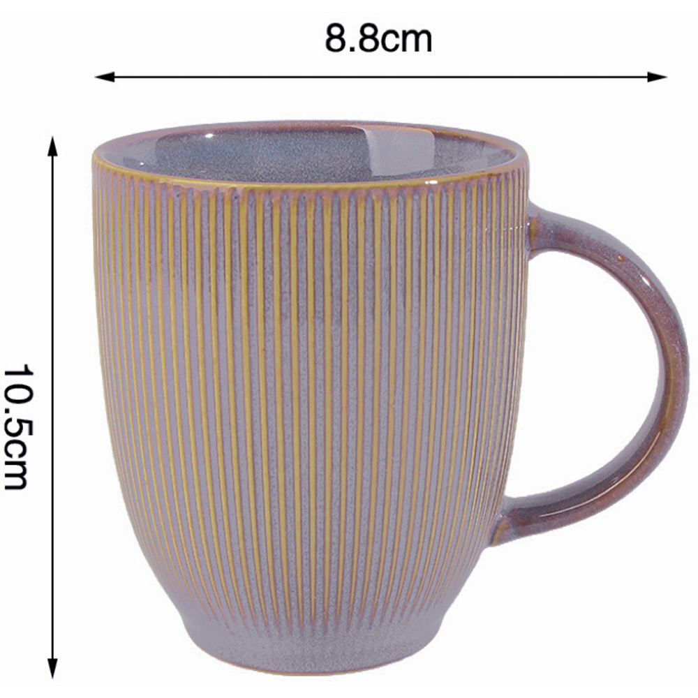 Waterside Reactive Glaze Purple 16 Piece Dinner Set Image 7