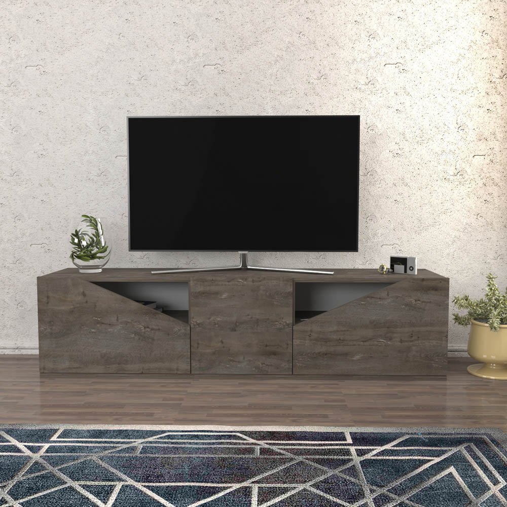 Decorotika Carson 3 Door Wenge TV Unit Image 4