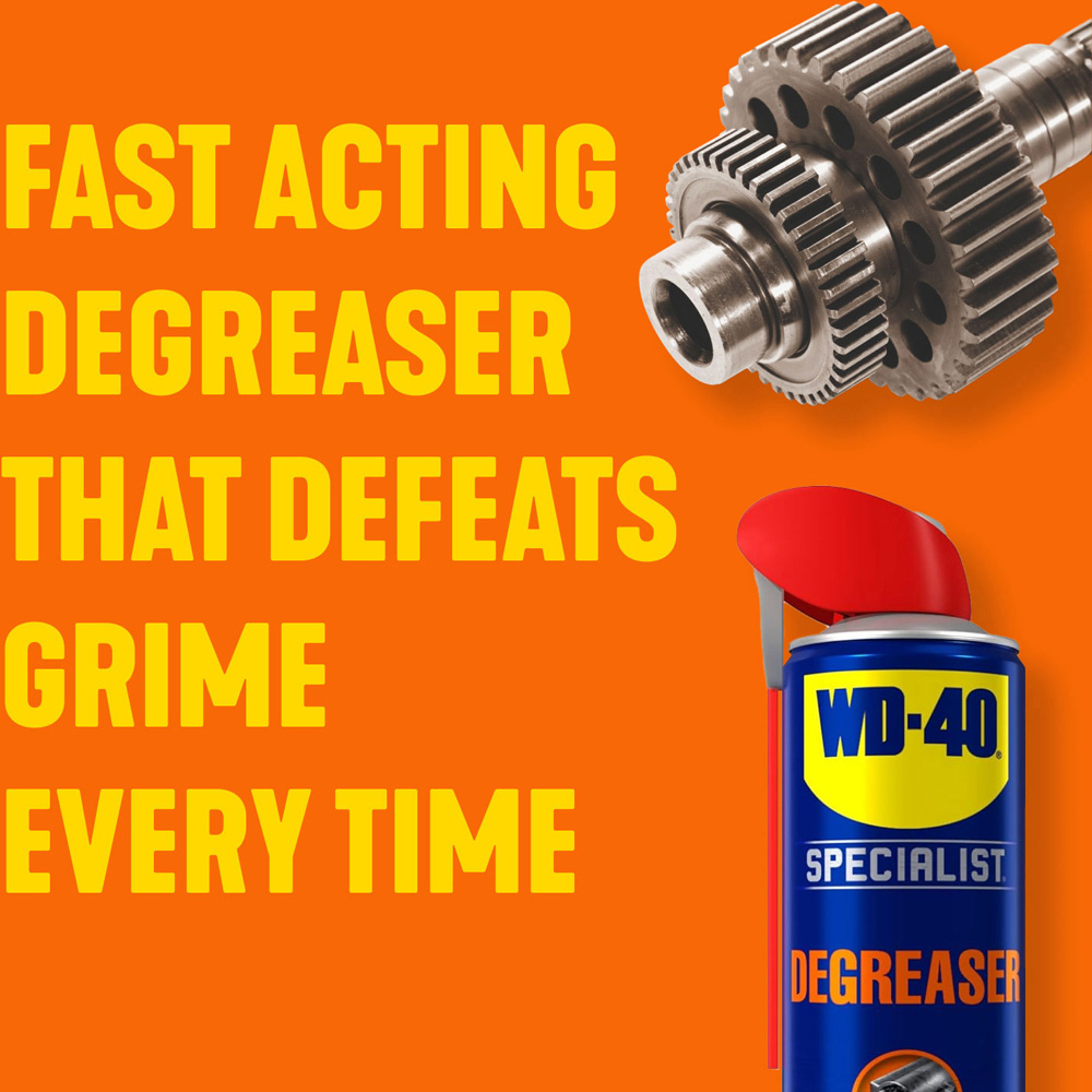 WD-40 Specialist Professional Strength Heavy Duty Degreaser Spray 500ml Image 6