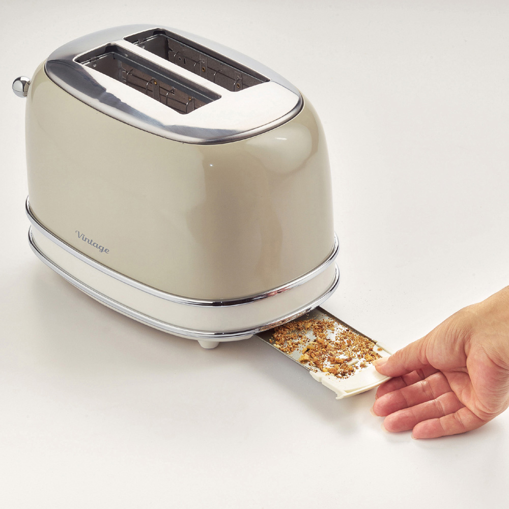 Ariete ARPK22 Cream 1.7L Kettle 2 Slice Toaster and Glass Jug Blender Set Image 4