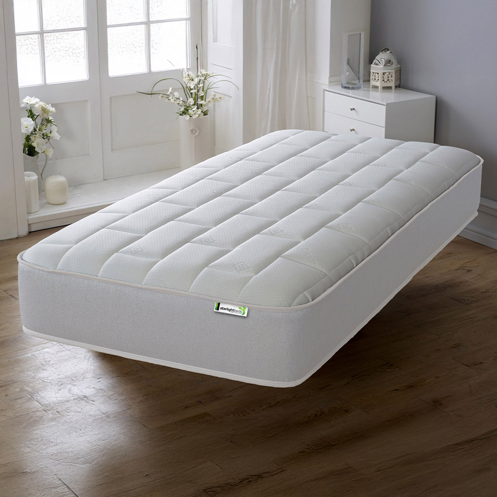 Starlight Beds Deep European Small Single White Big Brick Memory Foam and Spring Mattress Image 2
