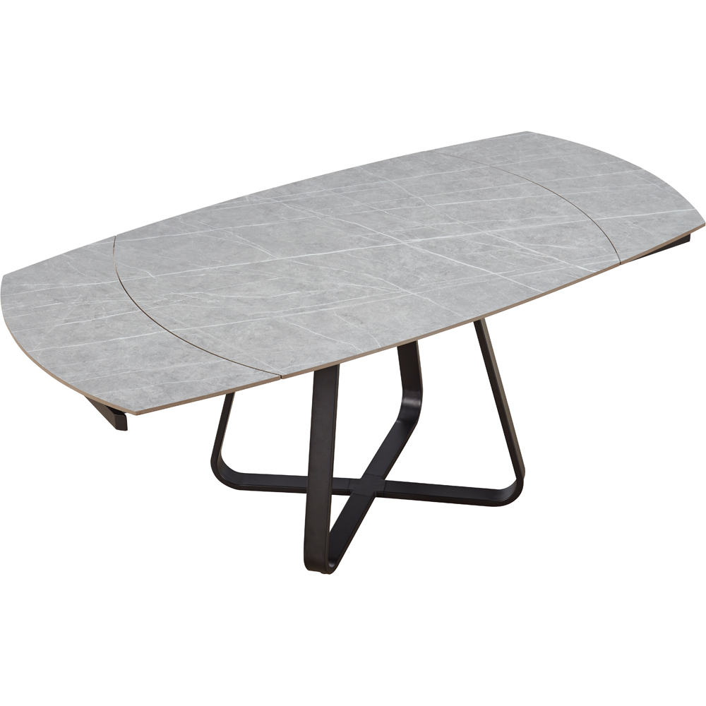 DS Living Arden 6 Seater Dining Table White Veined Marble Image 3