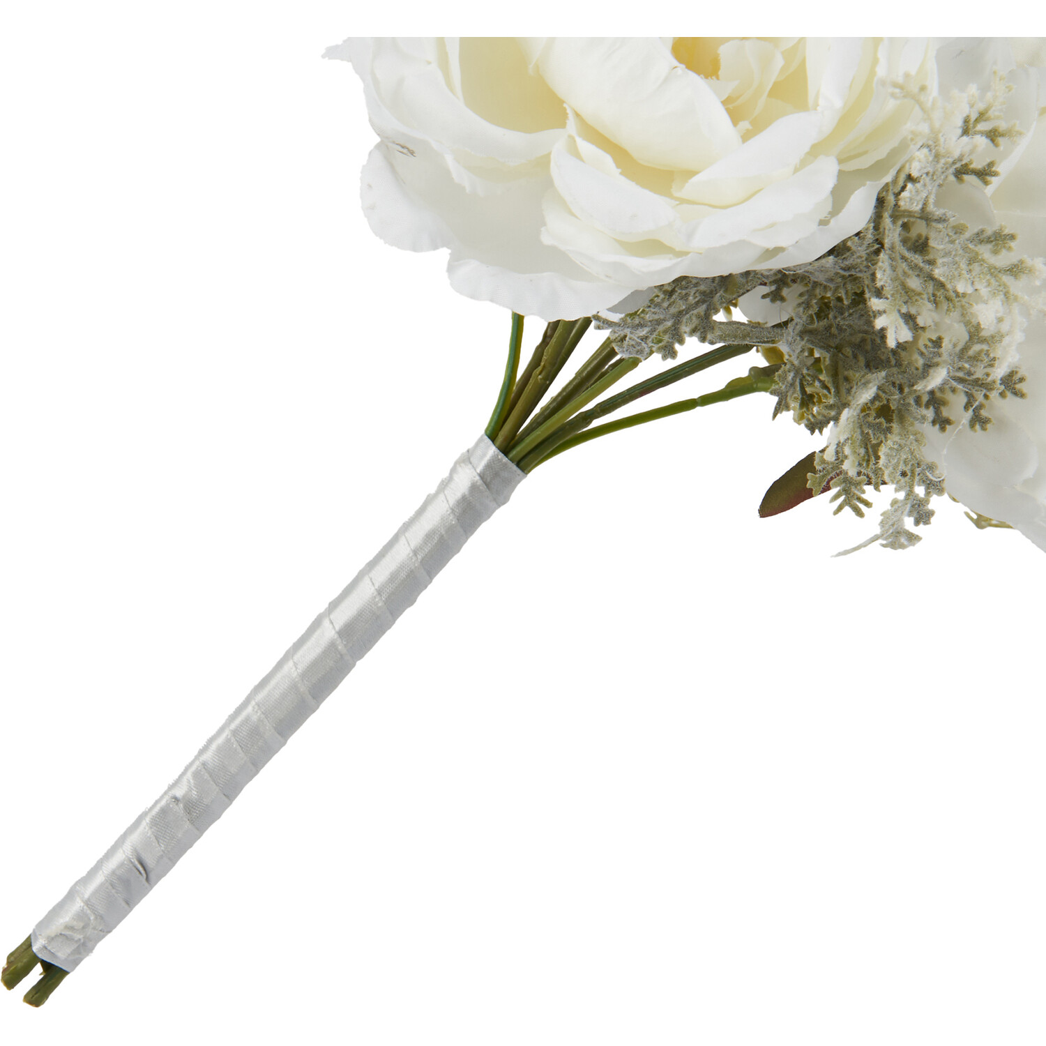 Ivory Peony Bouquet - White Image 4