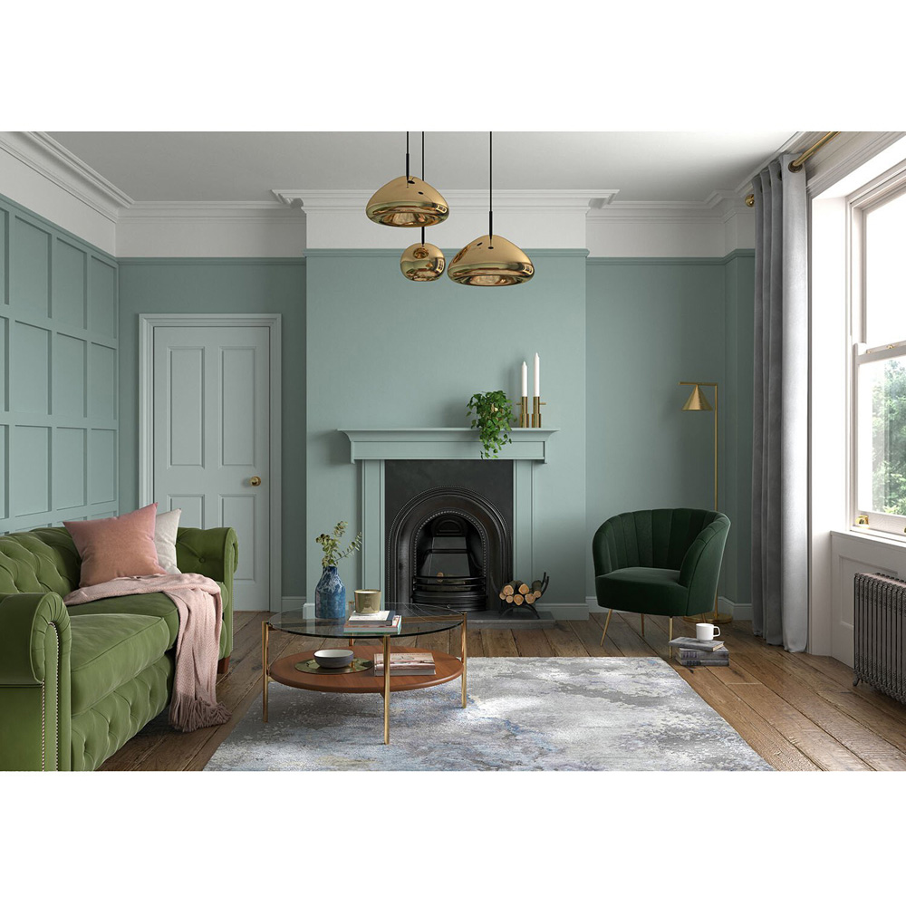 Dulux Heritage Walls and Ceilings Rosemary Leaf Velvet Matt Emulsion Paint 2.5L Image 4