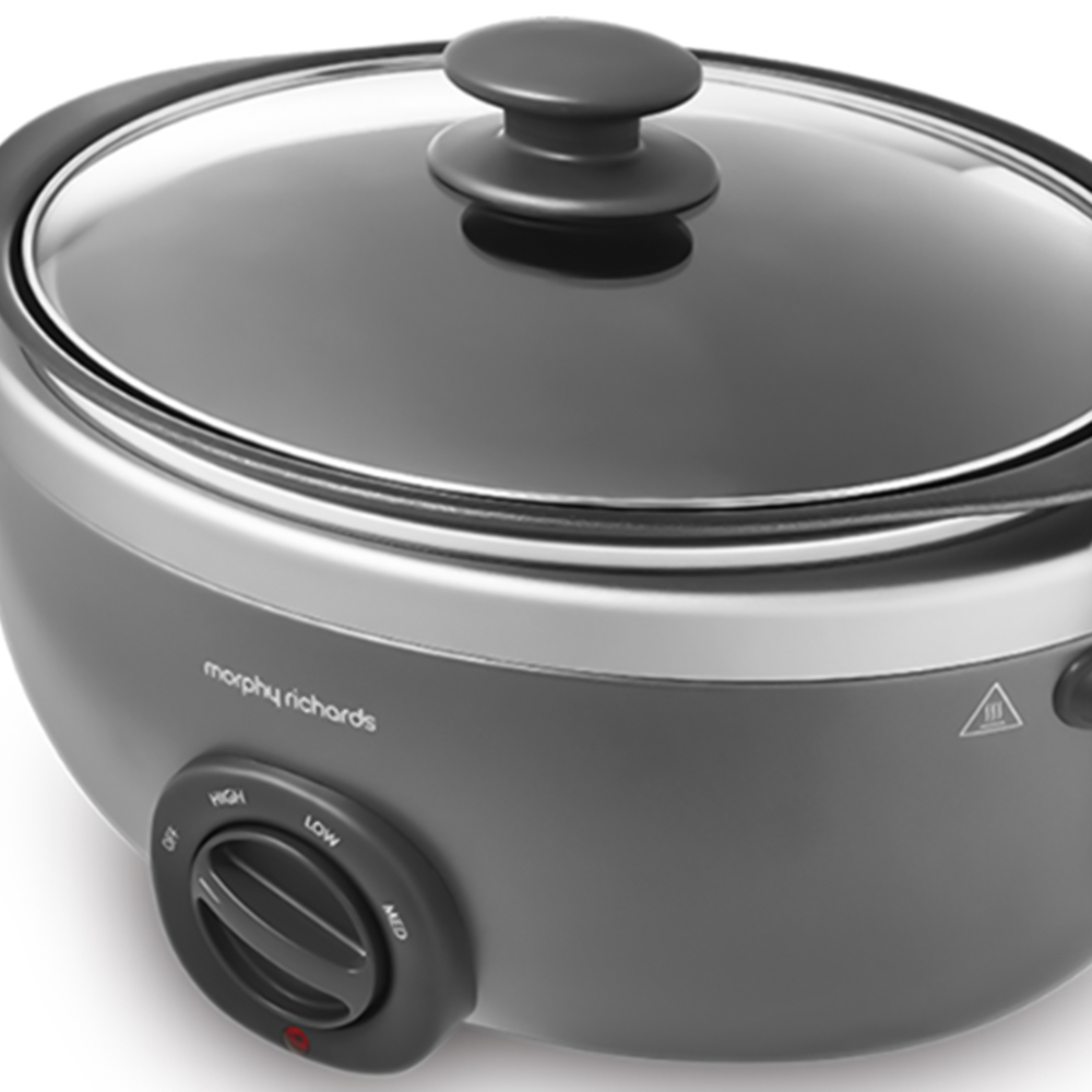 Morphy Richards Sear and Stew 461022 Grey Titanium 6.5L Slow Cooker Image 4