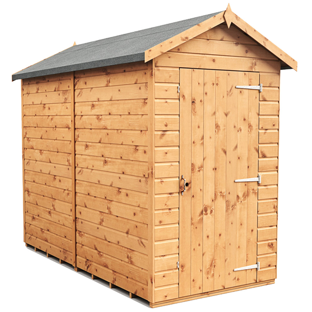 Empire Sheds 4 x 8ft Tongue and Groove Wooden Apex Garden Shed Image 1