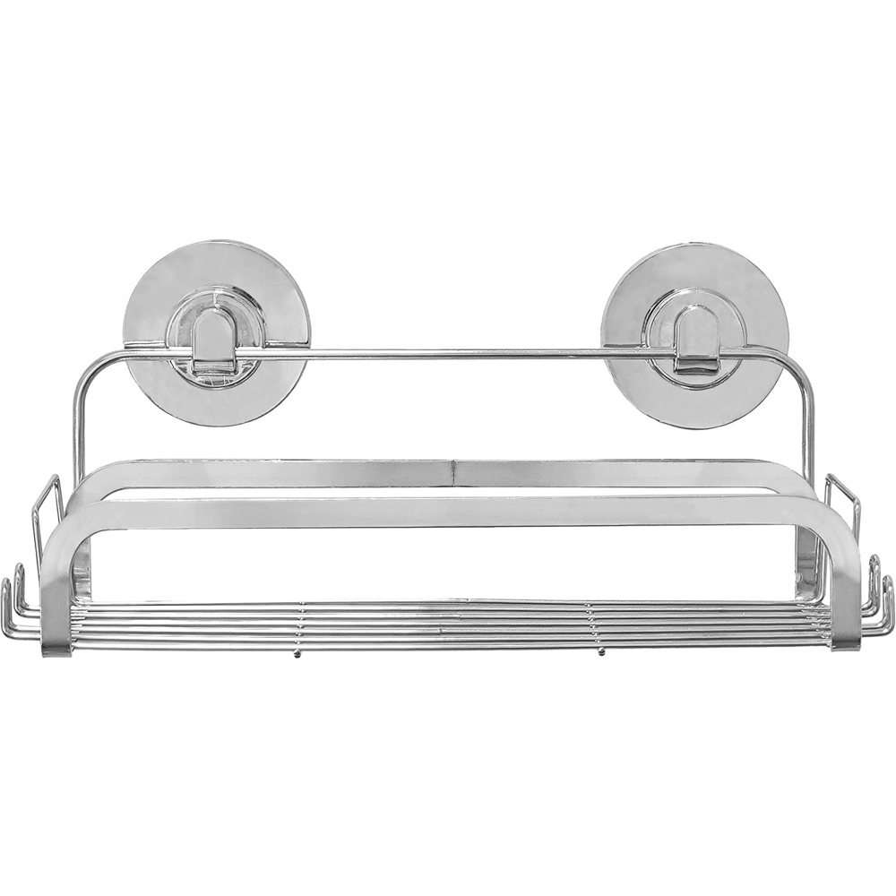 Harrow Bathroom Caddy Silver Image 4