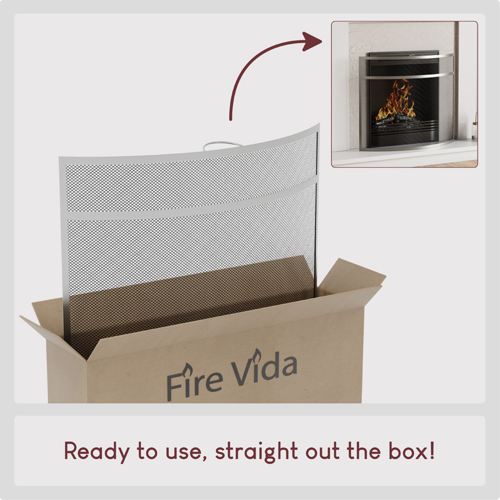 Fire Vida Buckton Fire Guard Nickel Image 4