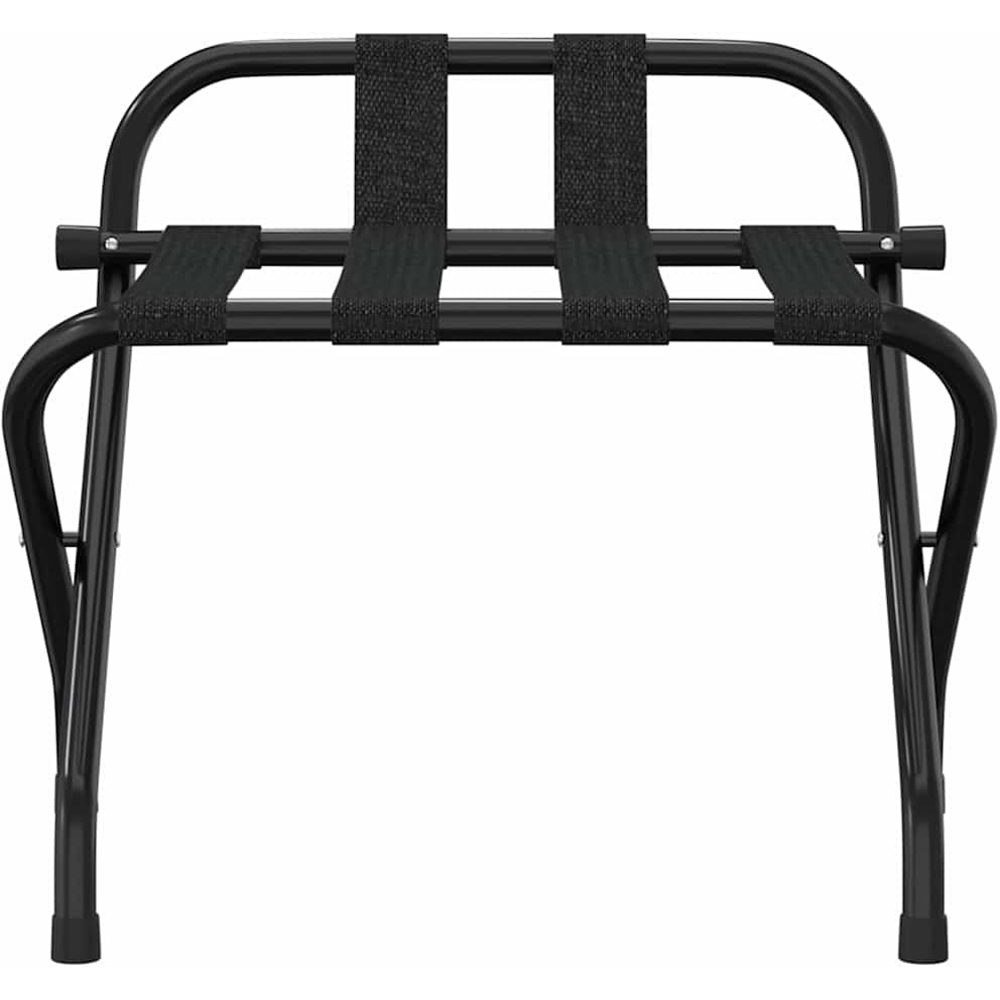 Walplus Black Luggage Rack with Backrest 52 x 56 x 39cm Image 3