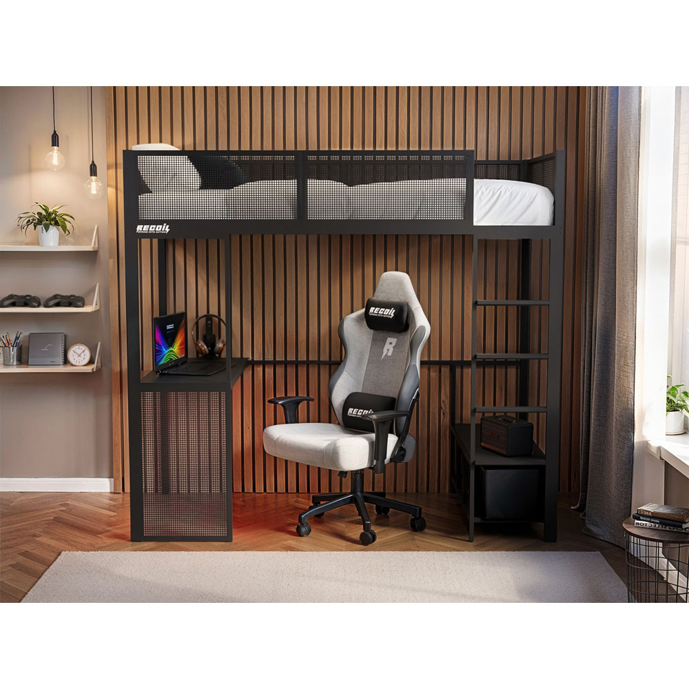 Recoil Glitch Metal Gaming High Sleeper with Desk Image 4