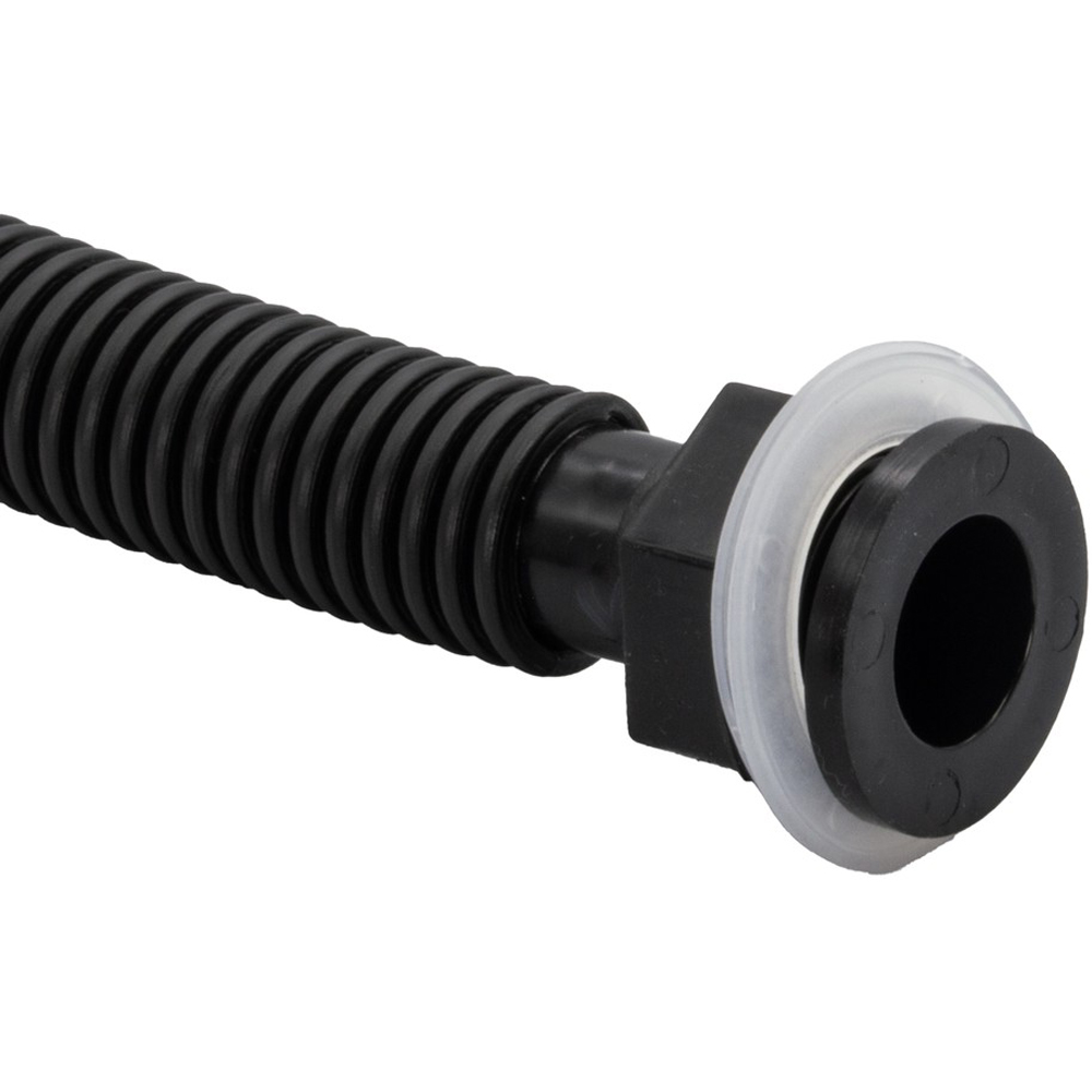 FloPlast Mini Gutter Rain Diverter Black 50mm Image 3
