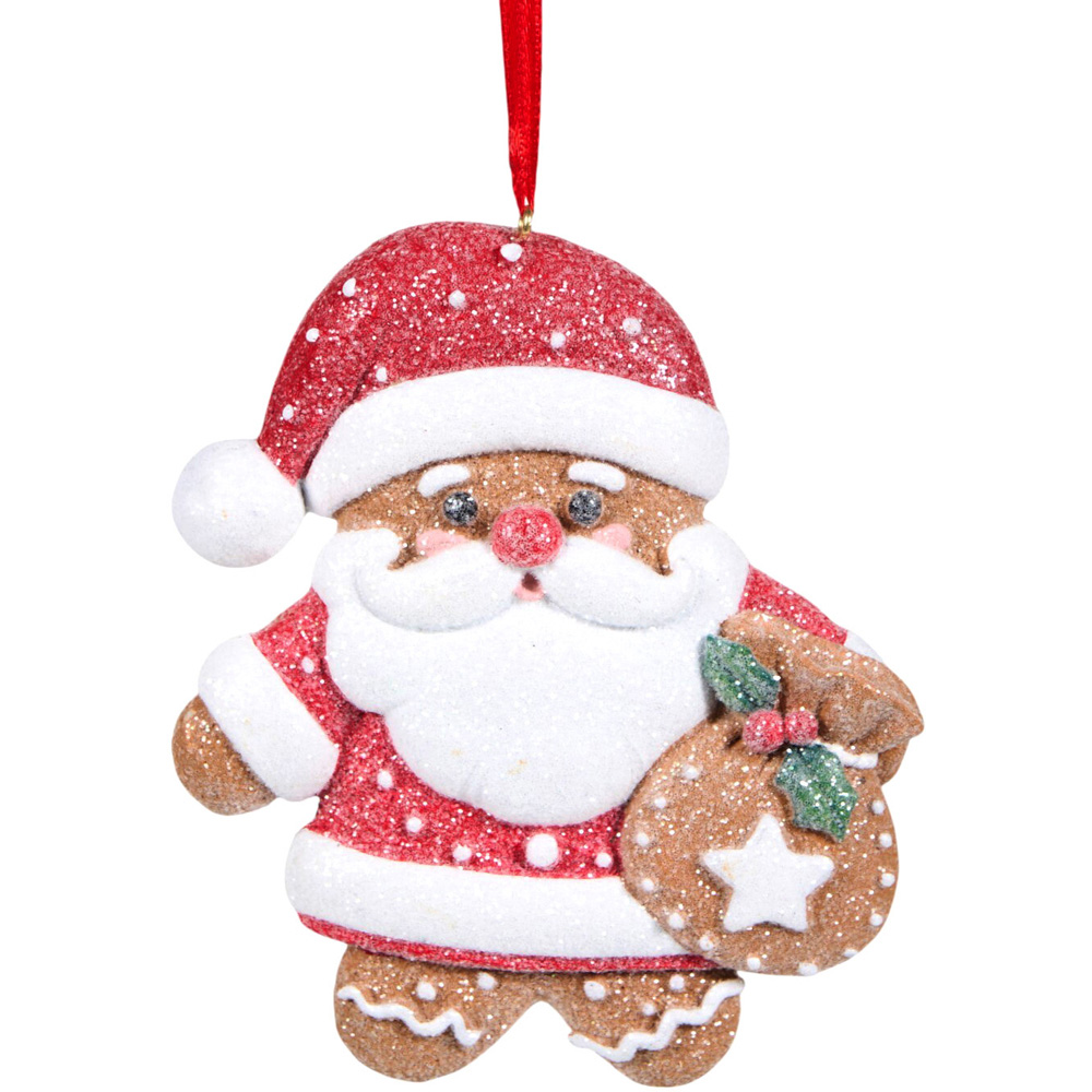 Iced Gingerbread Hanging Decoration Image 6